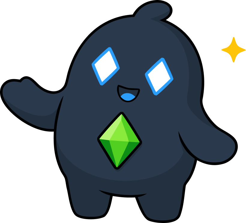 Lumo, o mascote da Finthy, acenando